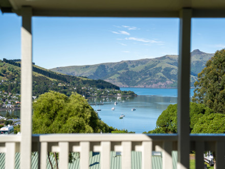 Akaroa view from unit