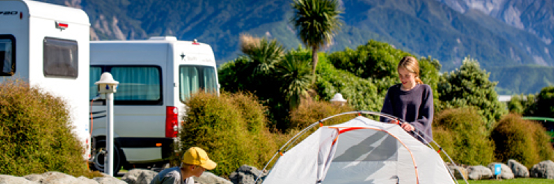 Kaikoura TOP 10 Holiday Park camping tent