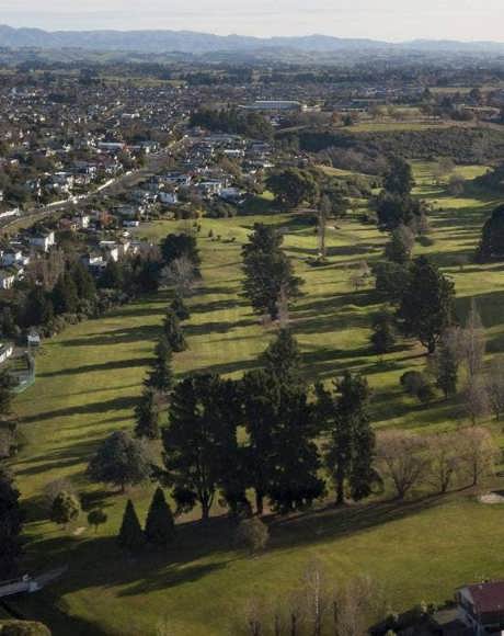aerial view Highfield Golf Course