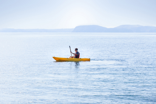 kayaker Paddling