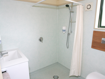 bathroom in family self-contained unit