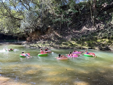 Orere Point Floating Down River