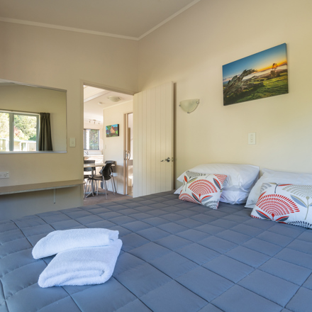 cabins and motels at Rotorua Blue Lake TOP 10 Holiday Park