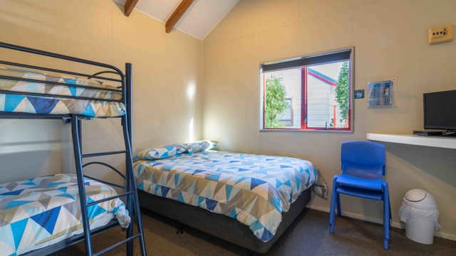 beds in family cabin at Kaikoura TOP 10