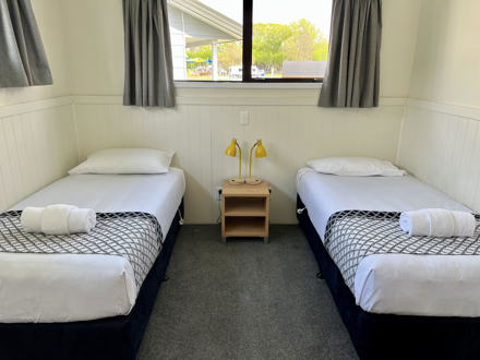 bedroom in motel