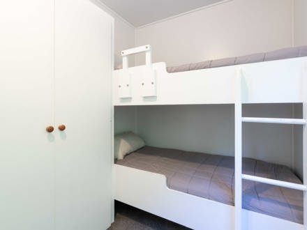 bunk beds in self-contained unit