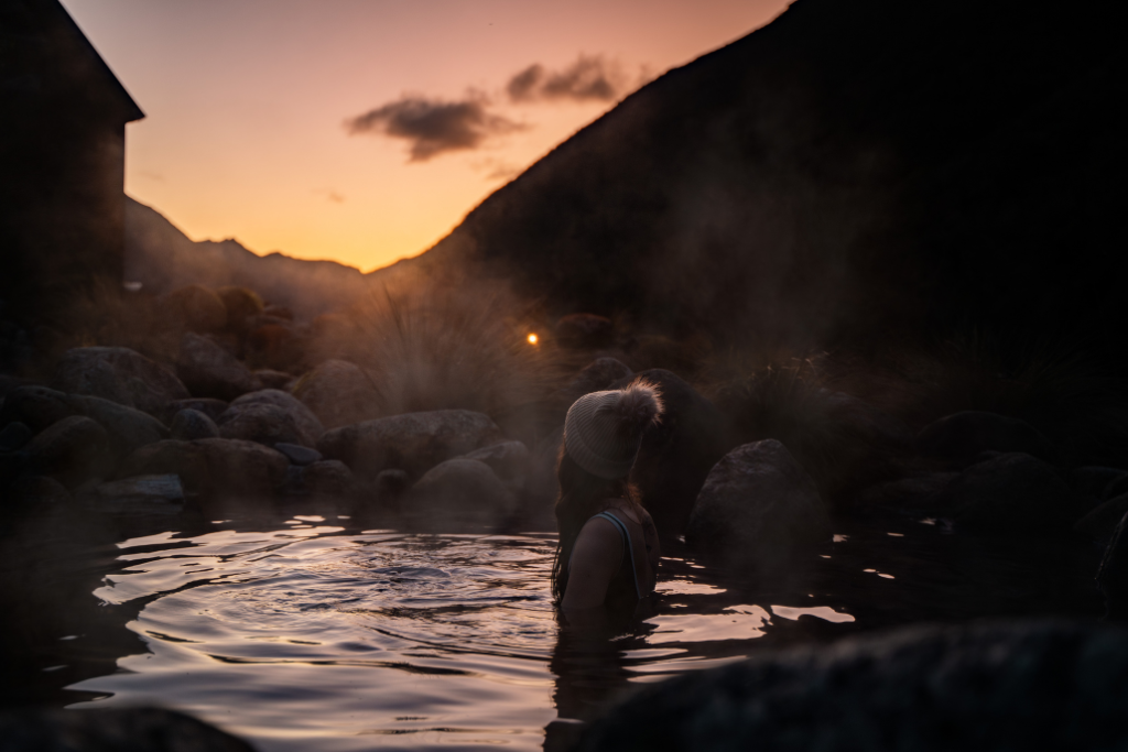 Epic Hot Pools In South Island With Stunning Snowy Backdrops