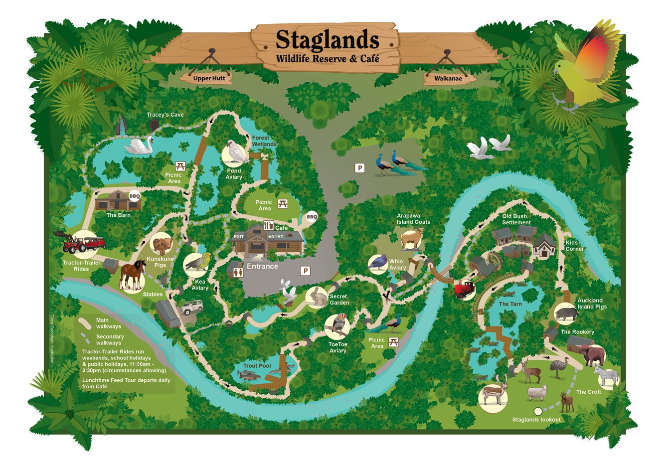 Staglands Map