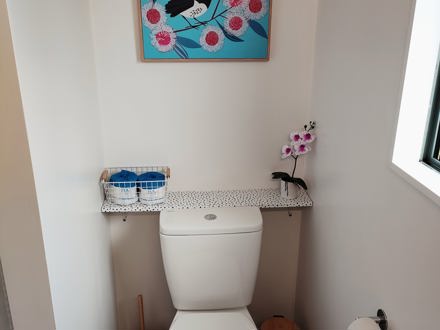 Family Self-contained studio bathroom