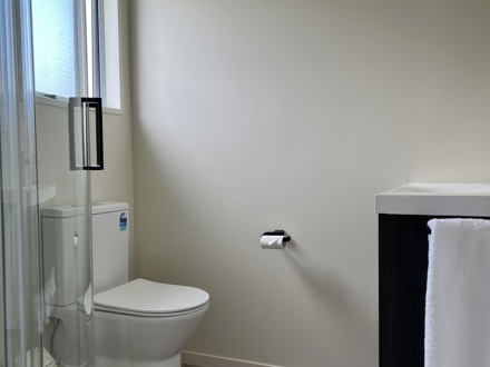 bathroom in self-contained unit