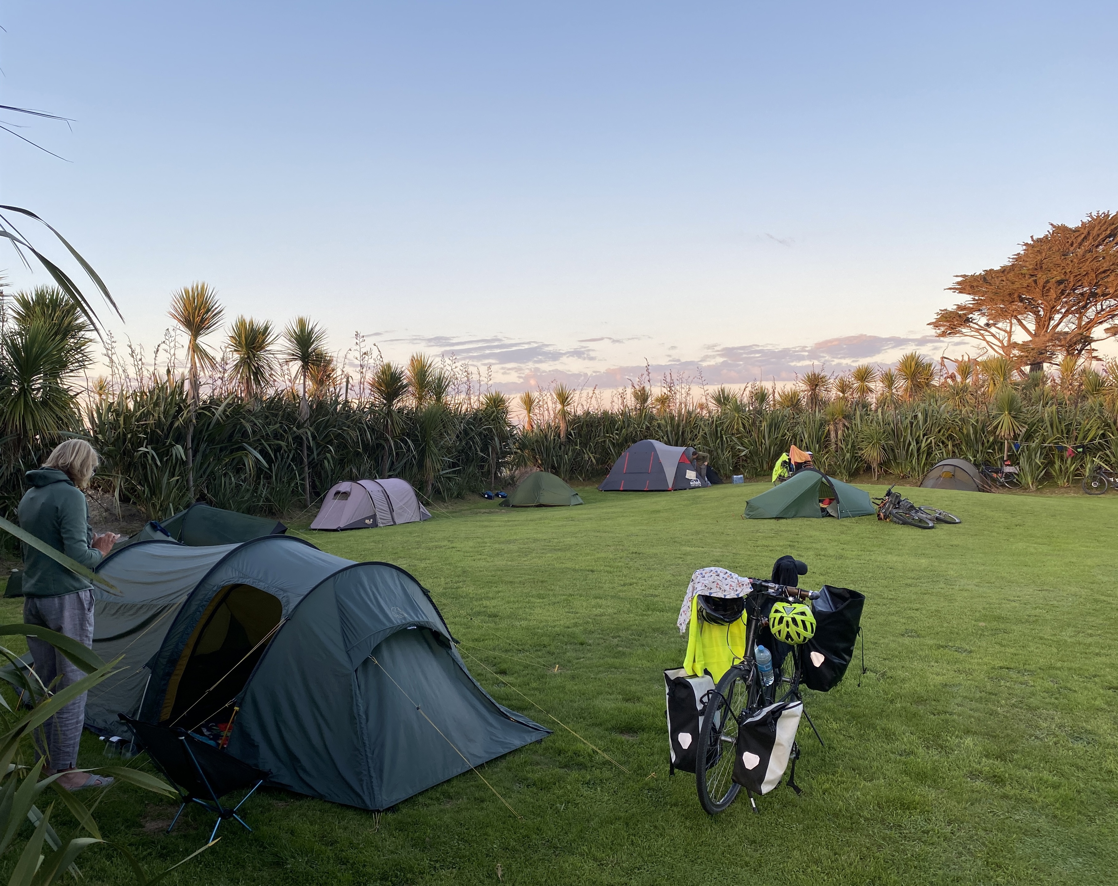 West Coast camping tent Ross Beach TOP 10 Holiday Park
