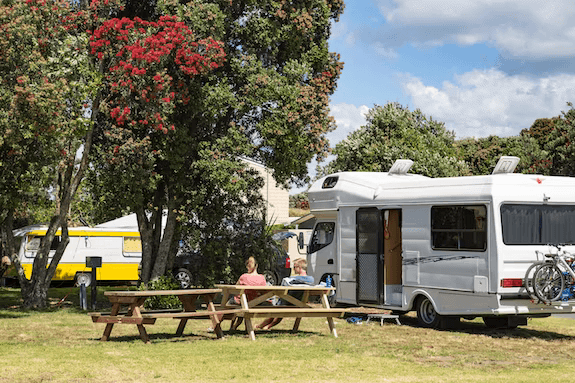 Parking caravans, campervans and motorhomes in Ohope