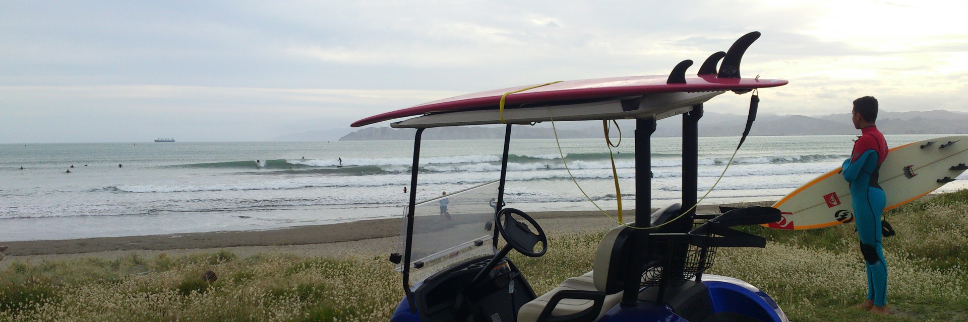 Waikanae Beach Surfing