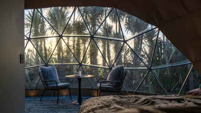 glamping domes at Ross Beach TOP 10