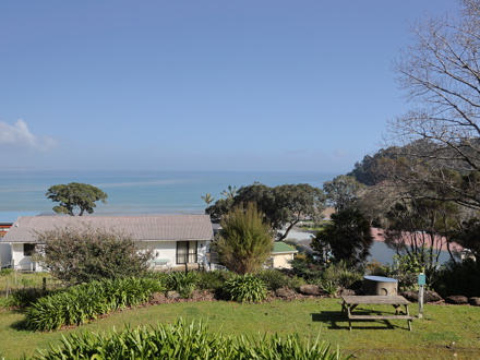 View from Hihi Beach TOP 10 Holiday Park