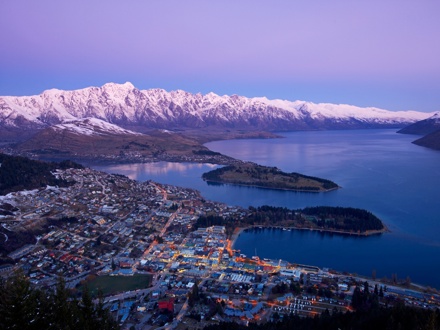 aerial view of Queenstown