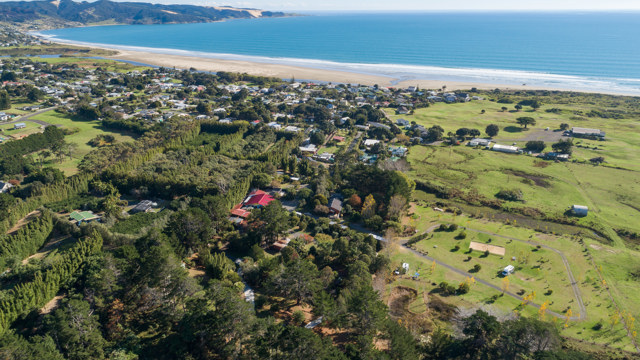 Ahipara TOP 10 Holiday Park Birds Eye View