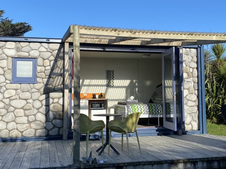 This Pebble Tui studio is the perfect retreat from the ordinary