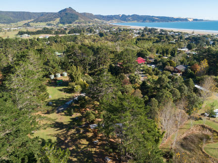 Ahipara TOP 10 Holiday Park Birds Eye View