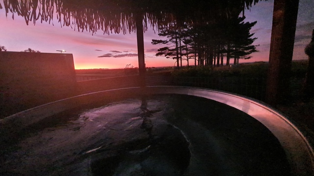 Sunset hot tubs at Carters Beach TOP 10