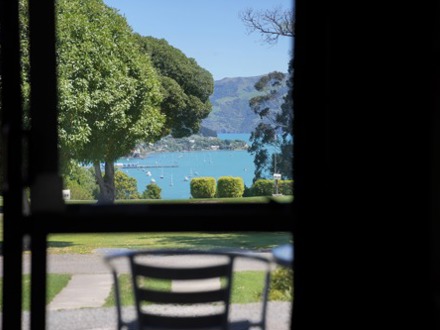 Akaroa view from cabin