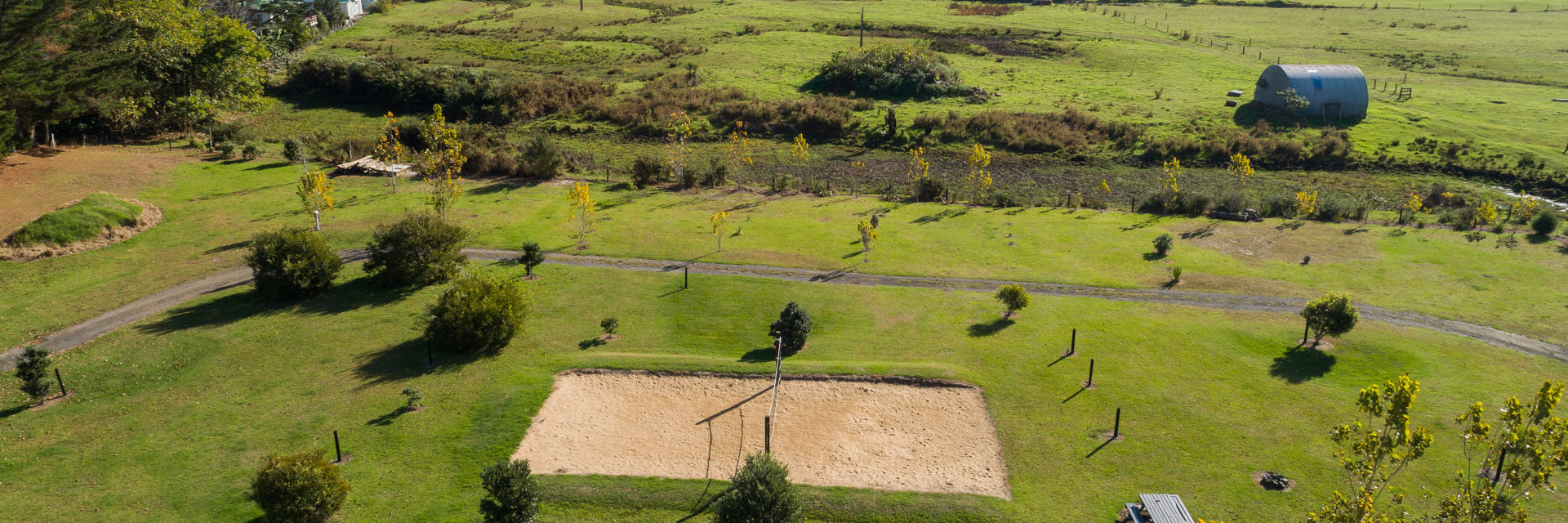 Ahipara TOP 10 Holiday Park Volleyball Court