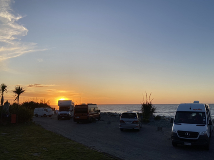 Ross beachfront campervans