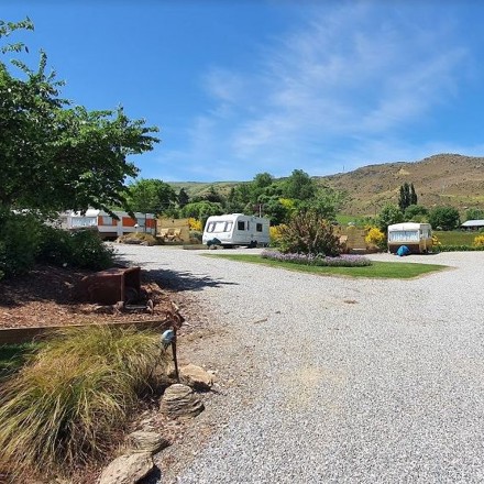 Campground At Clutha Gold Cottages In Roxburgh