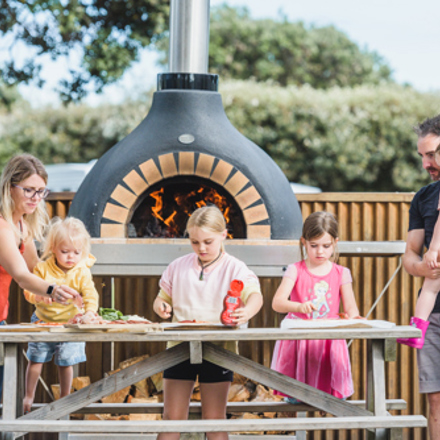 New Zealand Holiday Park Pizza OVen