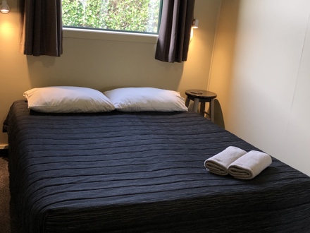 bedroom in two bedroom deluxe at Oamaru TOP 10
